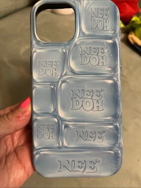 Light Blue Bubble Phone Case for iPhone 13 NeeDoh NEW
